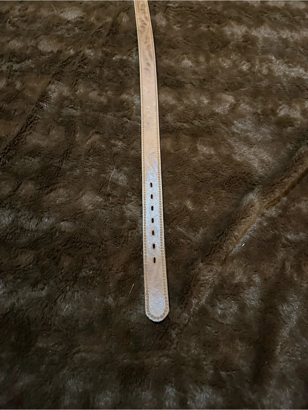 Vintage Hand Tooled Leather Belt